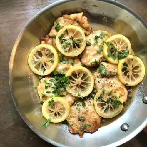 Lemon-Infused Veal Marsala with Capers