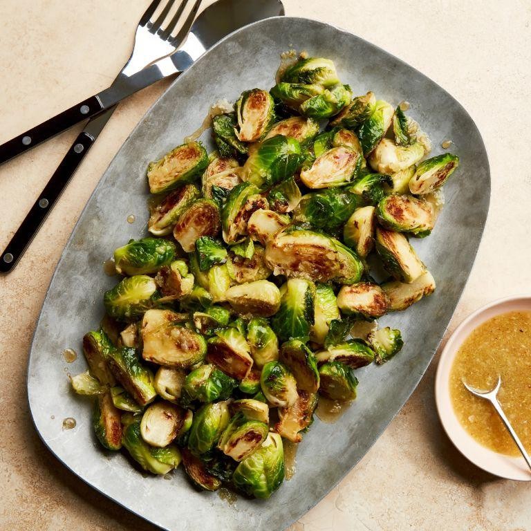 Lemongrass Infused Brussels Sprouts