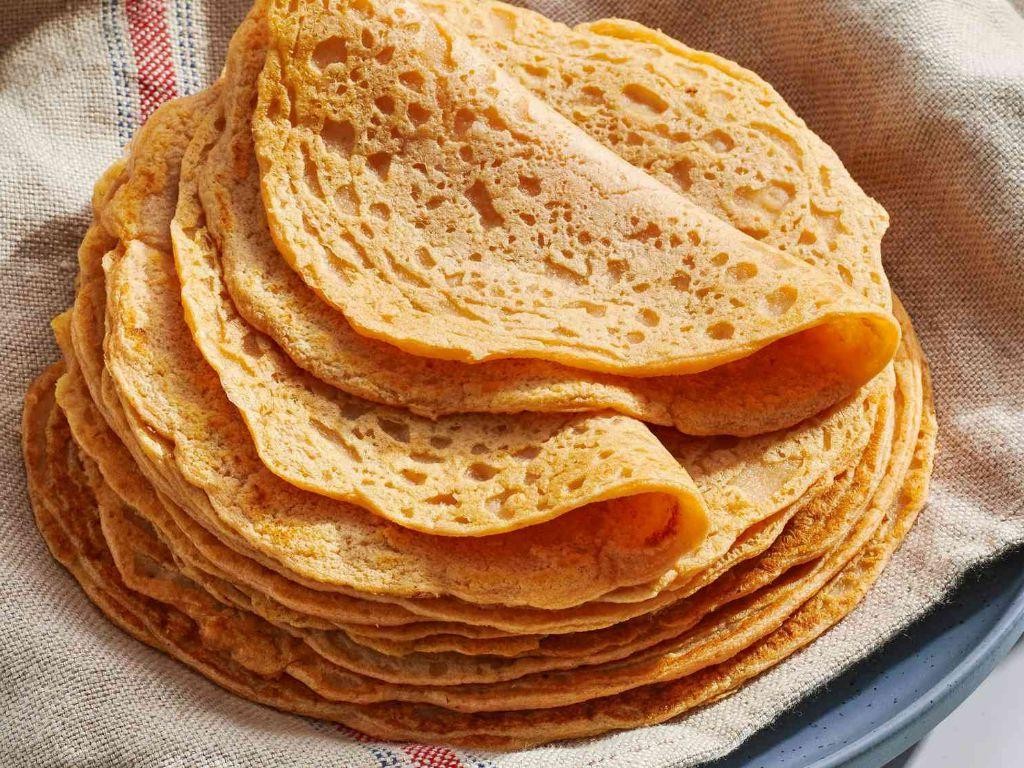Lentil Flour Flatbread with Herbs