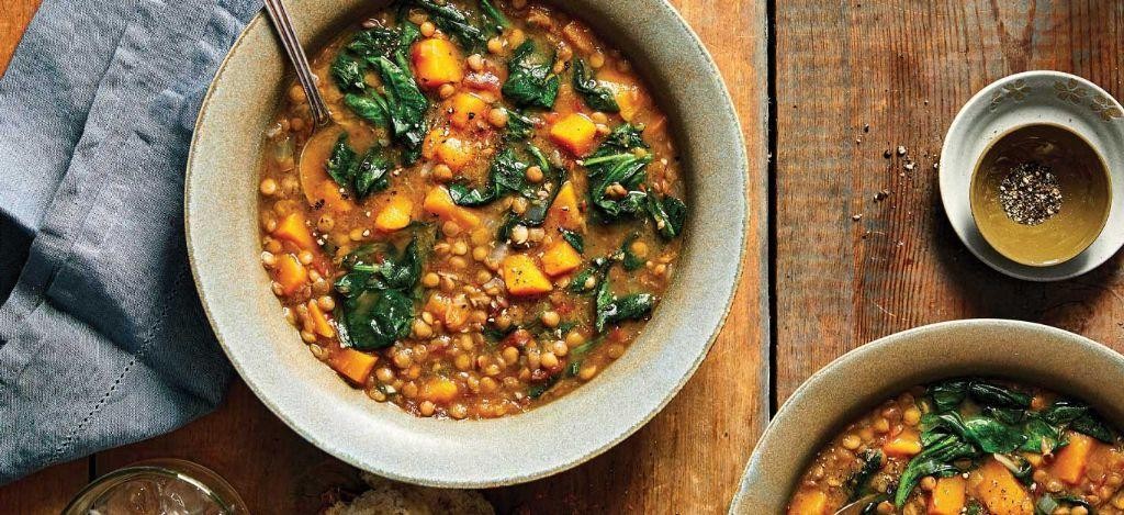 Lentil and Spinach Power Soup