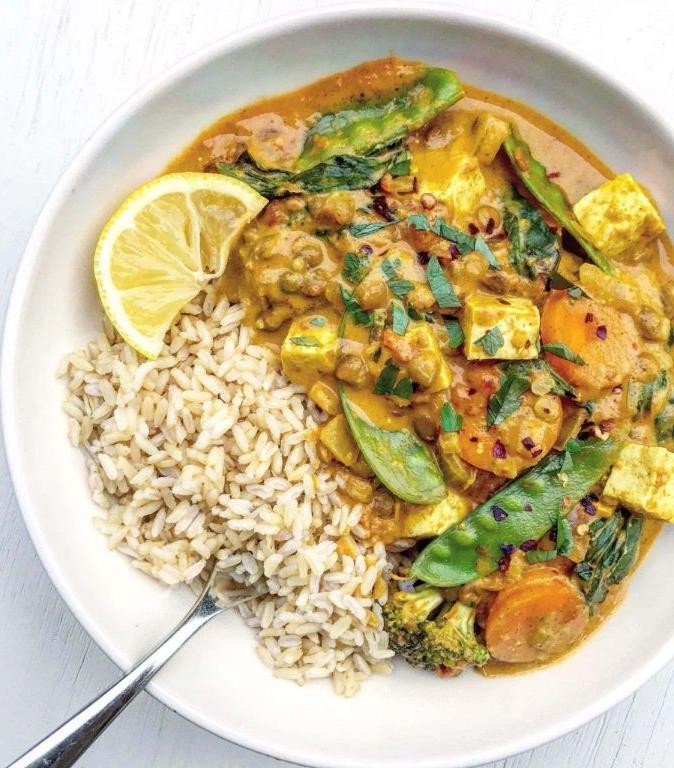 Lentil and Vegetable Coconut Curry