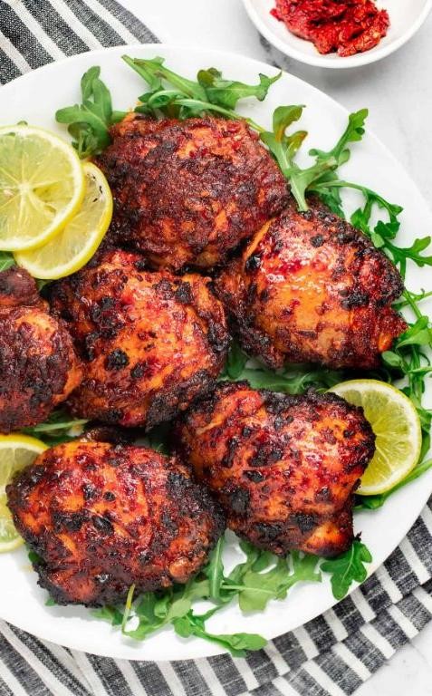Libyan Harissa-Spiced Chicken