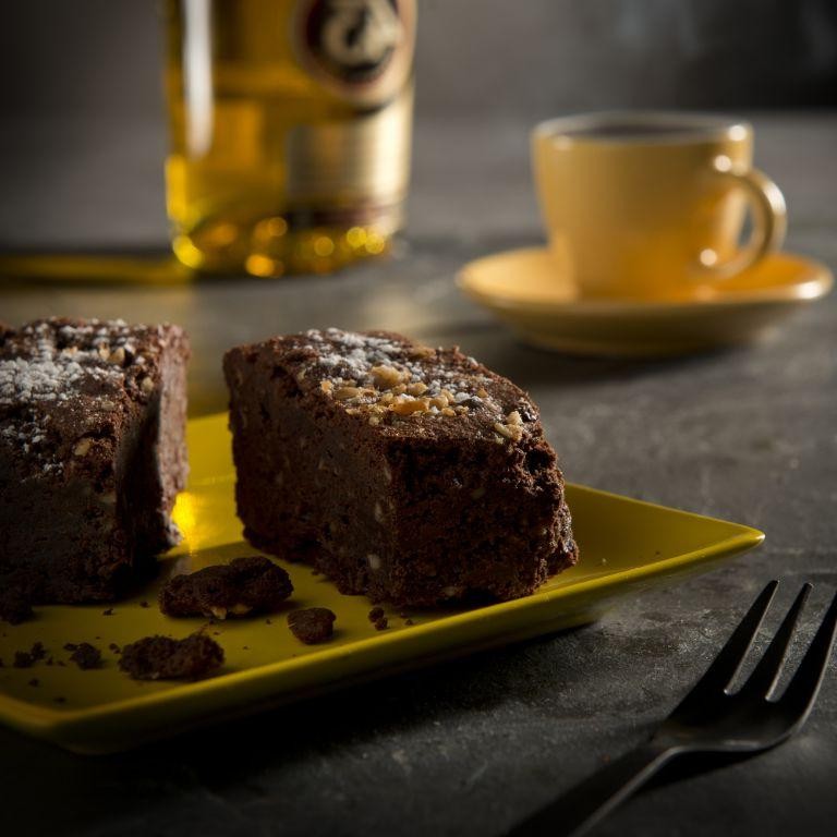 Licor 43 Chocolate Brownies with Walnuts