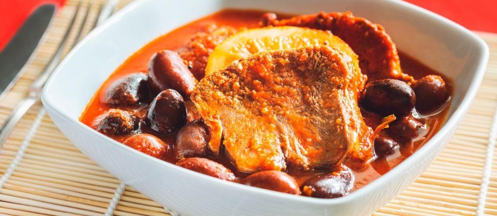 Limbă cu Măsline (Beef Tongue with Olives)