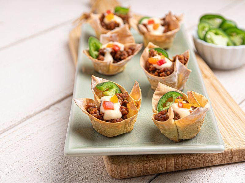 Loaded nacho bites