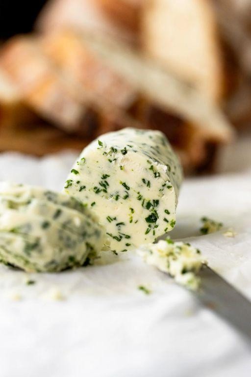 Lovage and Chive Compound Butter
