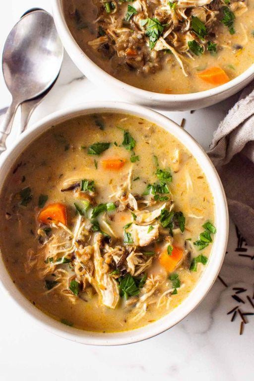 Low Sodium Chicken and Wild Rice Soup