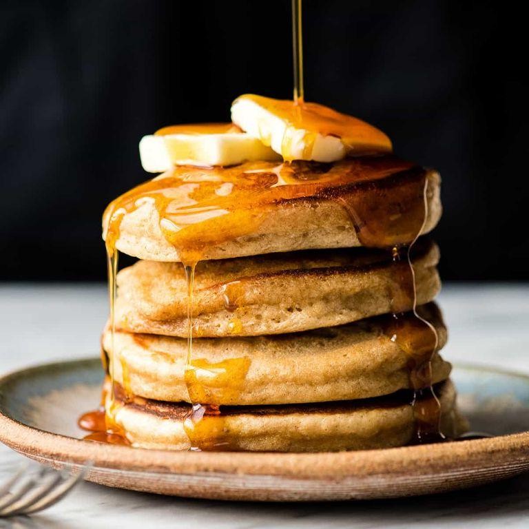 Low fat Greek yogurt pancakes