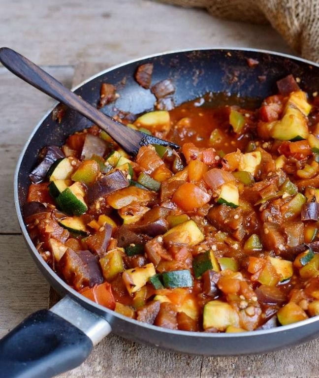 Low-Carb Eggplant Ratatouille