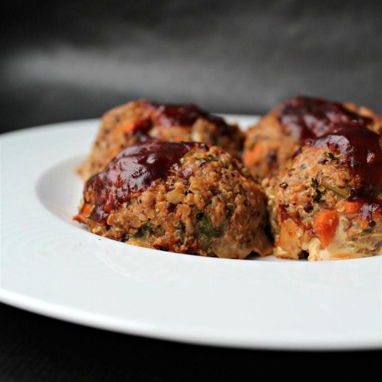 Low-Fat Quinoa and Turkey Meatballs
