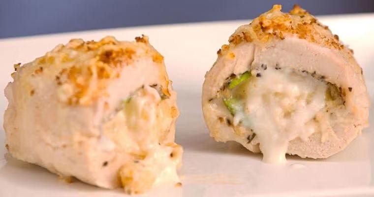 Mac and Cheese Stuffed Chicken Breast
