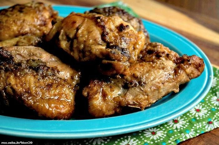 Maple Dijon Crockpot Chicken