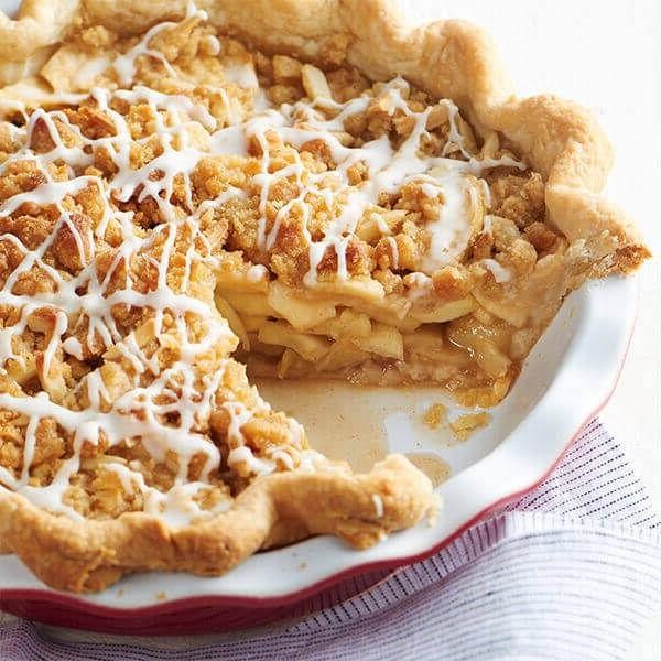 Maple Glazed Apple Pie