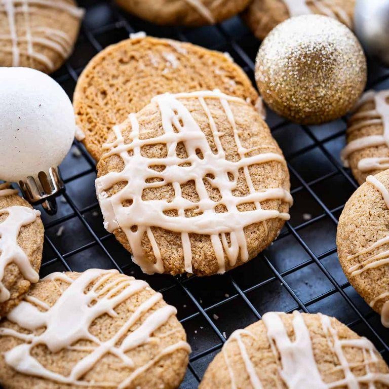 Maple Glazed Gluten Free Sugar Cookies
