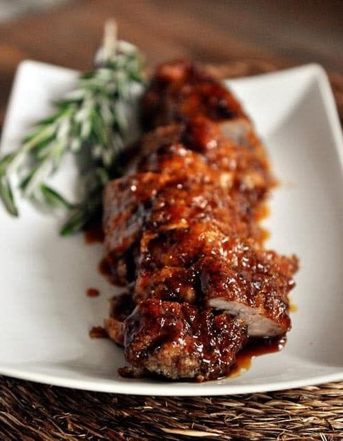 Maple Glazed Pork Tenderloin Tray Bake
