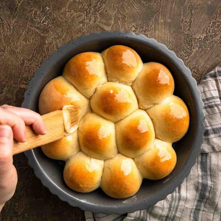 Maple Glazed Rhodes Rolls