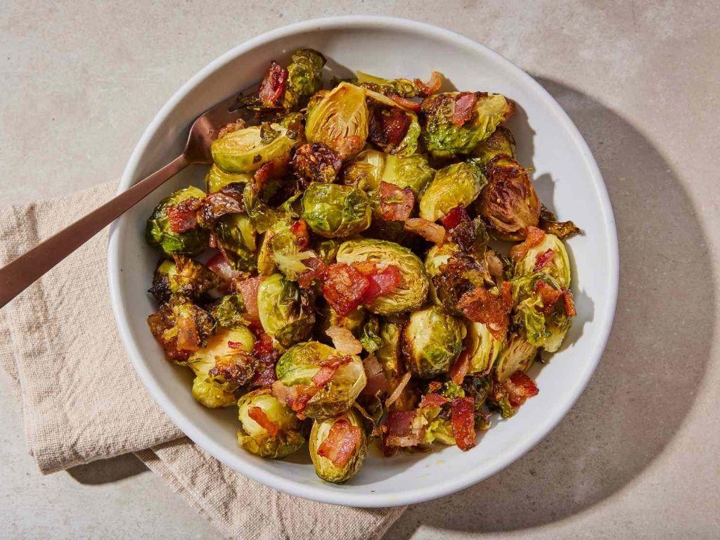 Maple Roasted Brussels Sprouts