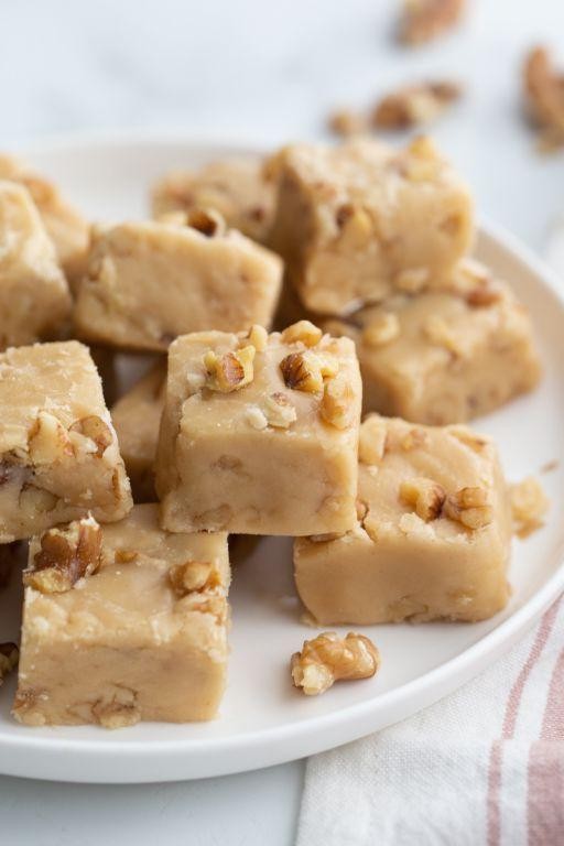 Maple Walnut Peanut Butter Fudge