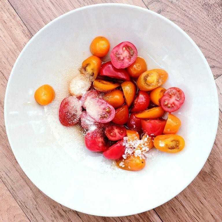 Maple-Bourbon Cherry Tomato Butter