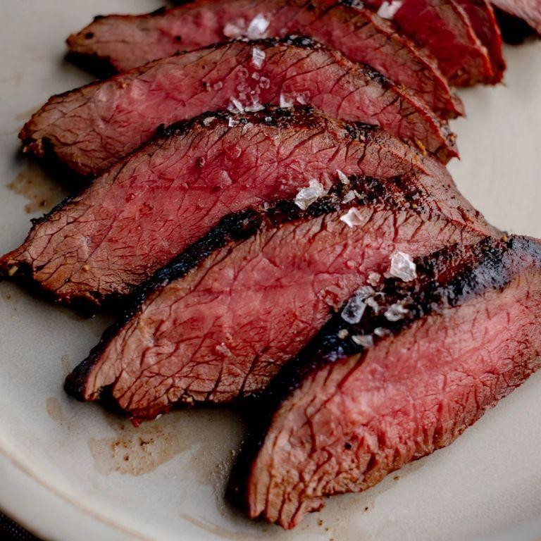 Marinated Venison Round Steak with Balsamic Glaze