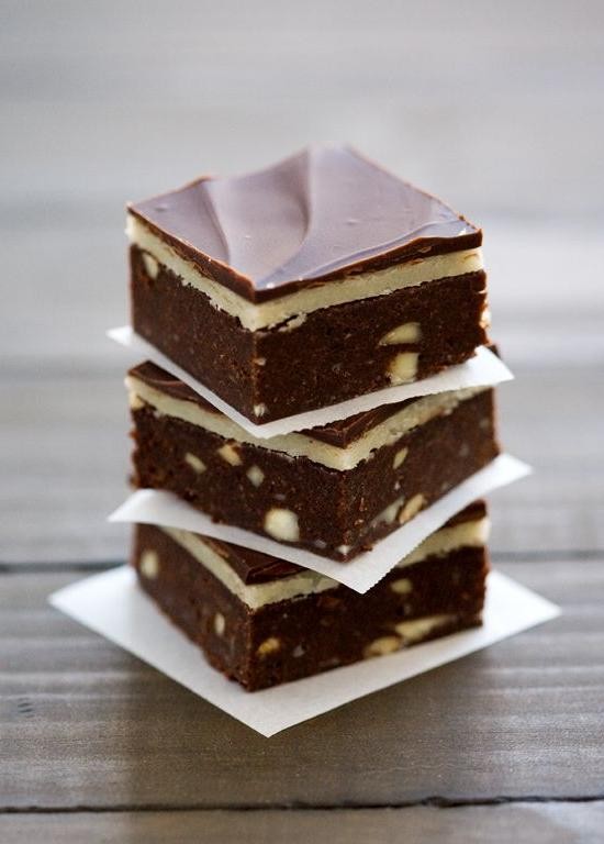 Marzipan Swirl Brownies
