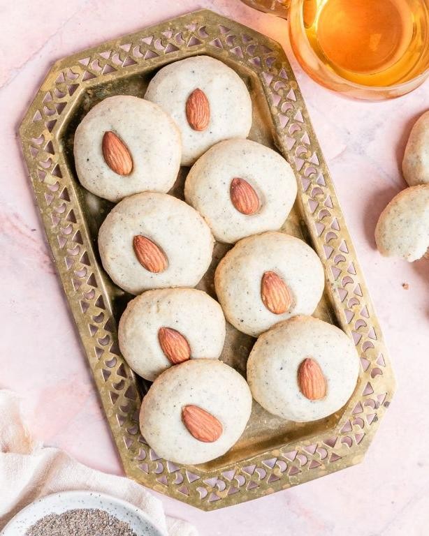 Marzipan and Cardamom Shortbread