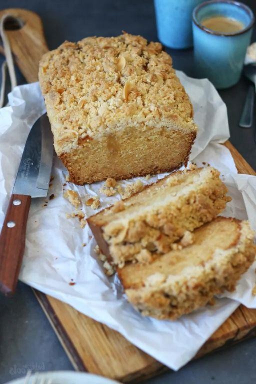 Marzipan-Topped Coffee Cake
