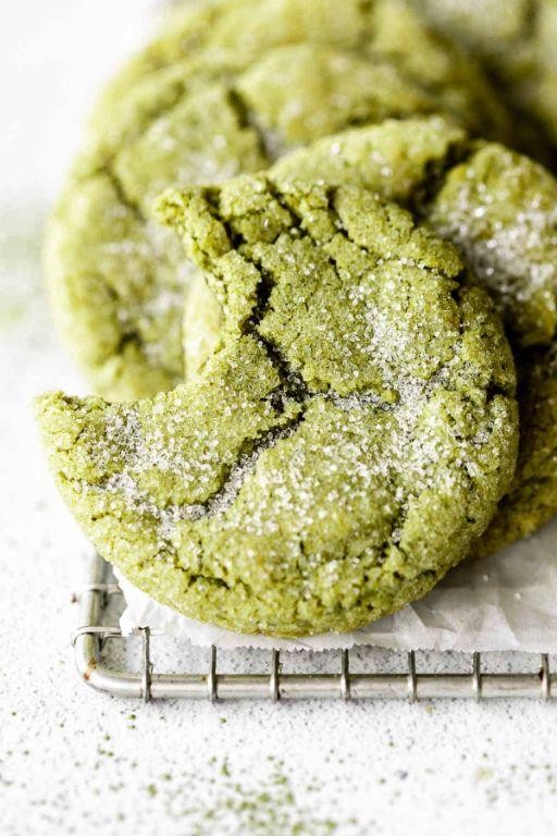 Matcha Green Tea Gluten Free Sugar Cookies