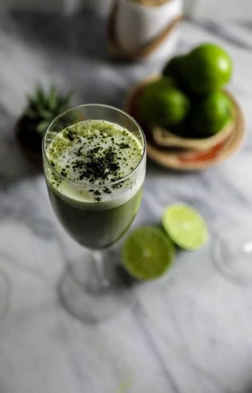 Matcha Green Tea Pisco Sour
