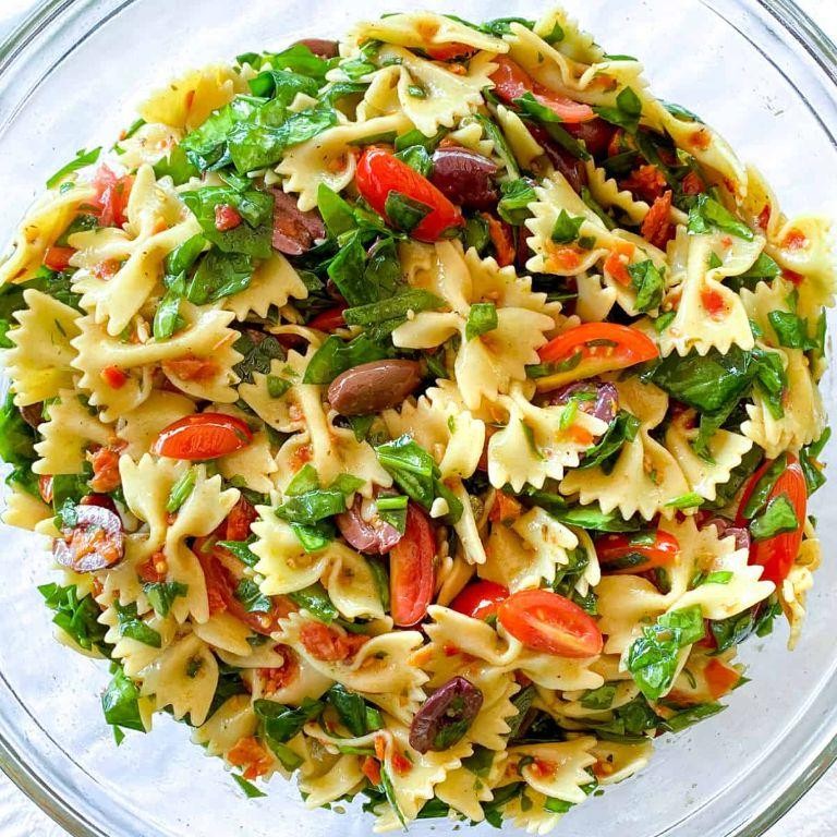 Mediterranean Bow Tie Pasta Salad