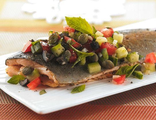 Mediterranean Grilled Trout
