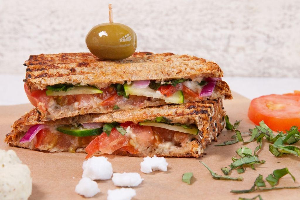 Mediterranean Veggie Panini