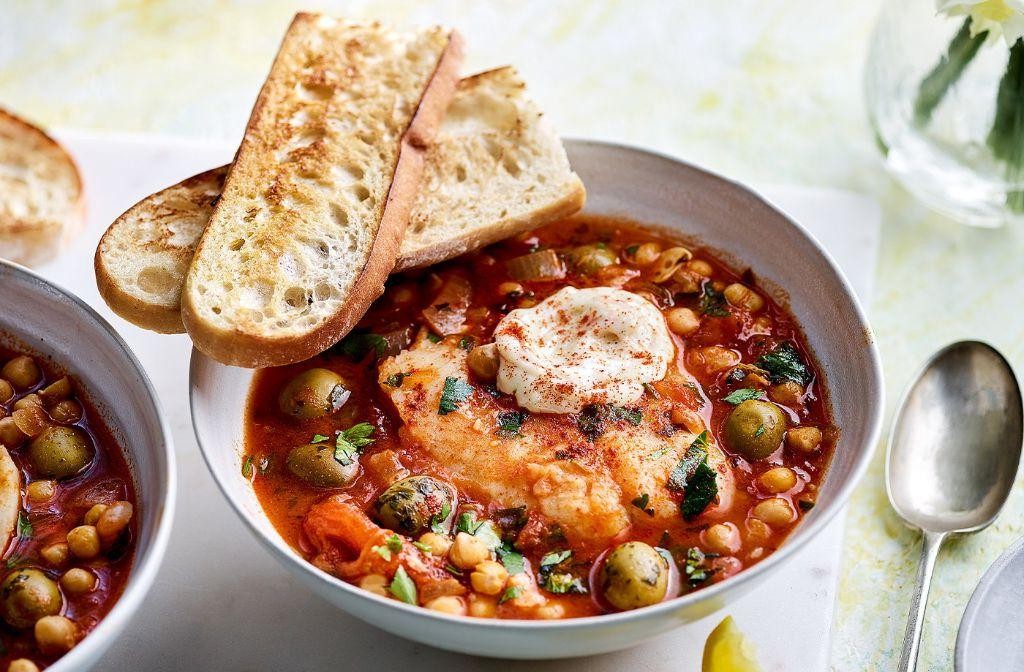 Mediterranean-Style Hake Stew