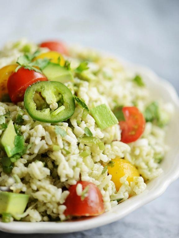Mexican Rice Salad with Lime Dressing