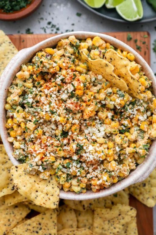 Mexican Street Corn Hamburger Dip