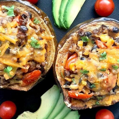 Mexican-Style Stuffed Acorn Squash