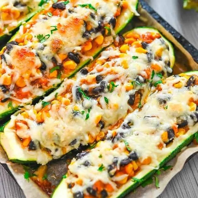 Mexican-Style Zucchini Boats with Spicy Ground Beef