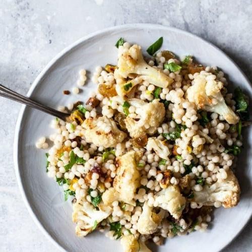 Middle Eastern Couscous Salad with Pistachios and Dates