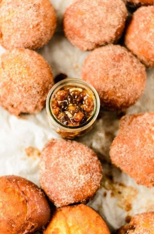 Mincemeat-Filled Doughnuts