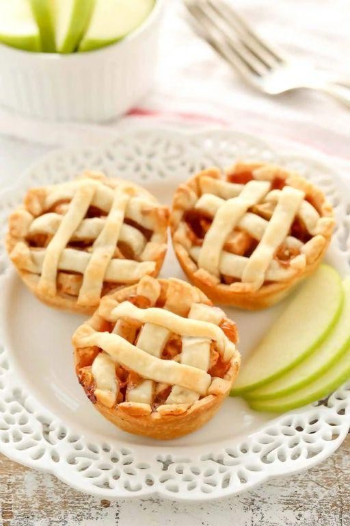 Mini Apple Pies with Lattice Crust