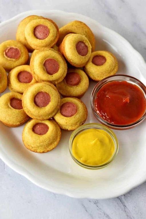 Mini Corn Dog Muffins