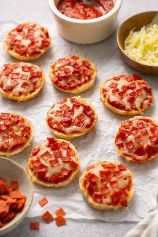 Mini Pizza Bagels
