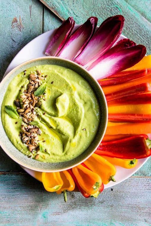 Minty Green Pea Hummus