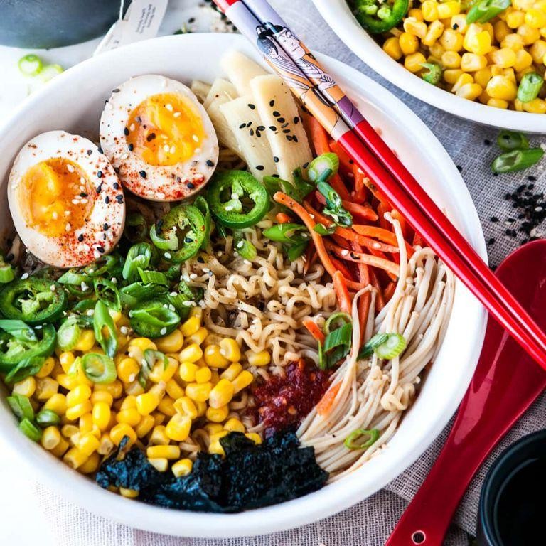 Miracle Noodle Ramen with Soft-Boiled Egg