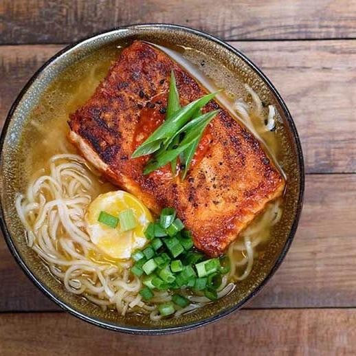 Miso Salmon Ramen Bowl