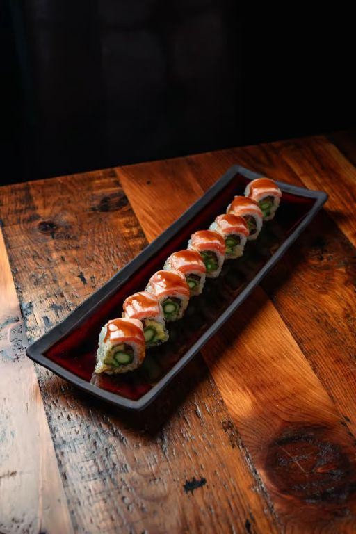 Miso Salmon Sushi Rolls