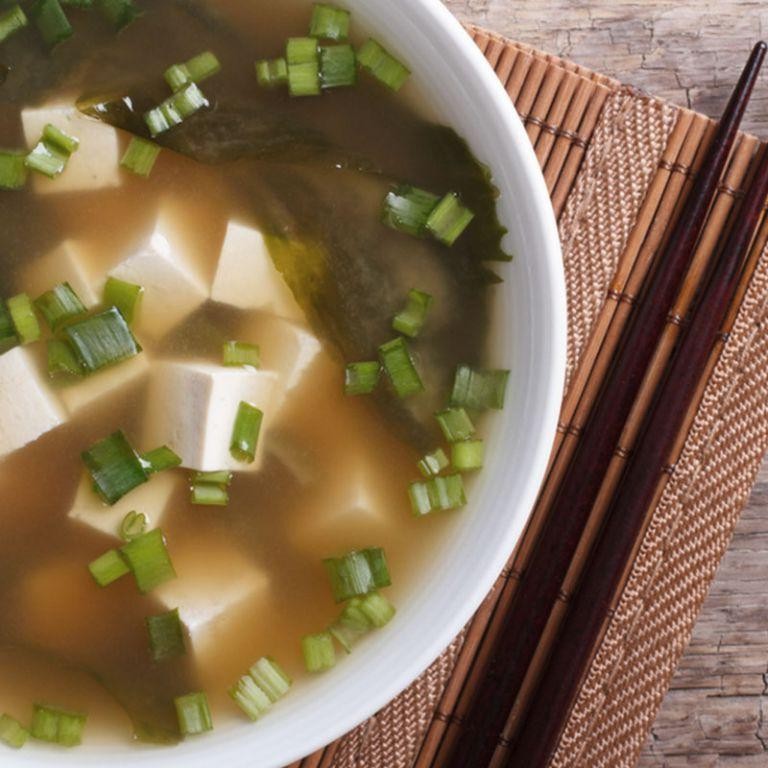 Miso Soup with Tofu and Wakame
