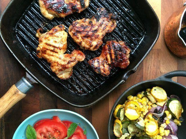 Molasses Marinated Grilled Chicken