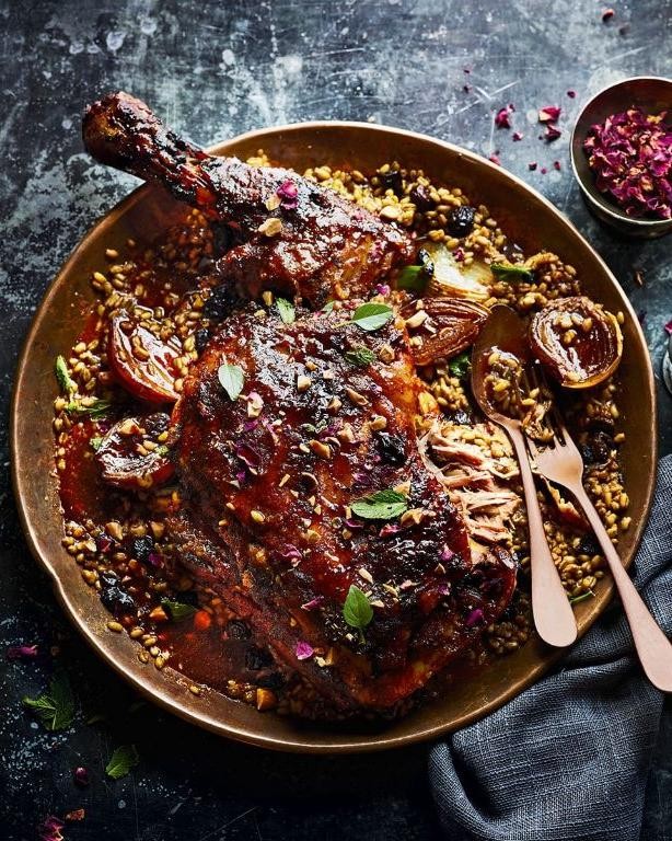 Moroccan-Spiced Braised Lamb Shoulder