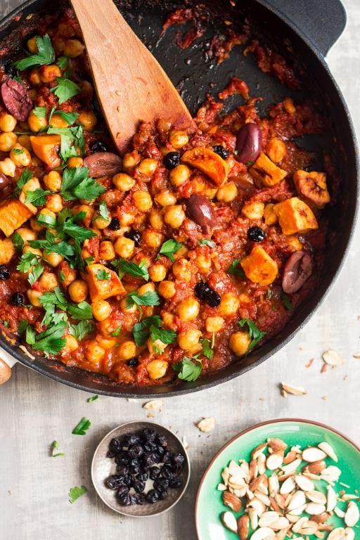 Moroccan-Spiced Cabbage and Chickpea Soup